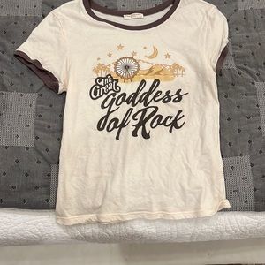 “Goddes of rock” t shirt by spell the Gypsy